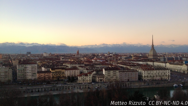 My hometown, Turin (Italy), in all its gorgeous baroque beauty framed by the snowcapped Alps